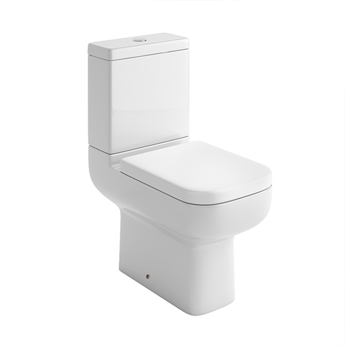 Harbour Icon Space-Saving Close Coupled Toilet & Soft Close Seat