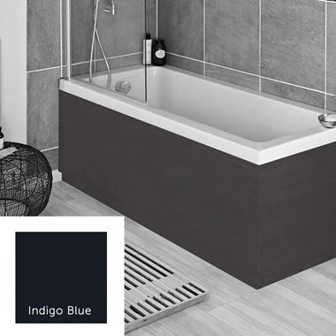 Harbour Indigo Blue 1800mm Vinyl Wrap Bath Panel