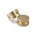 Harbour Brushed Brass Exposed Thermostatic Rigid Riser Shower Kit
