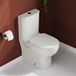 Harbour Serenity Rimless Back To Wall Close Coupled Toilet with Wrap Over Soft Close Seat