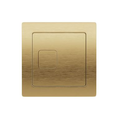 Harbour Square Brushed Brass Dual Flush Button