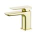 Harbour Status Brushed Brass Mini Cloakroom Basin Mixer Tap & Waste