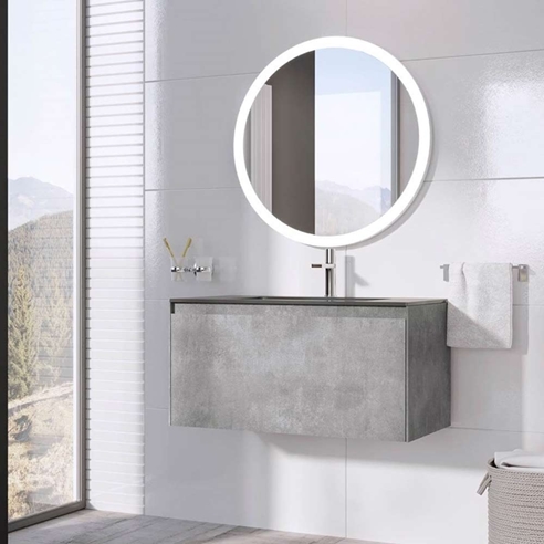 Harbour Substance 900mm 1 Drawer Wall Mounted Vanity Unit & Basin Options