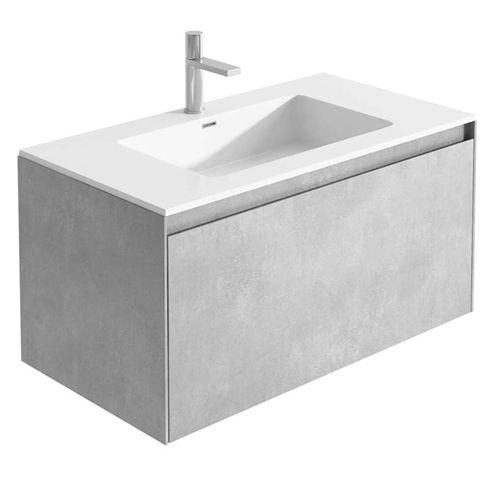 Harbour Substance 900mm 1 Drawer Wall Mounted Vanity Unit & Basin Options