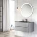 Harbour Substance 900mm 2 Drawer Wall Mounted Vanity Unit & Basin Options - Concrete Effect