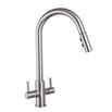 Harbour Vibe PRO Pull Out Kitchen Spray Tap - Brushed Nickel