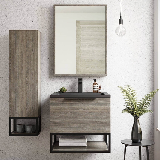 Wall Mounted Tall Storage Cabinet, Wall Mounted Bathroom Vanity Shelves