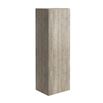 Harbour Virtue 900mm Wall Mounted Tall Storage Cabinet - Grey Oak