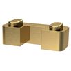 Harbour Contour Wetroom Screen Brushed Brass Support Foot