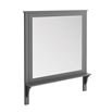 Butler & Rose Mirror with Shelf & Spa Grey Frame - 1200 x 1400mm