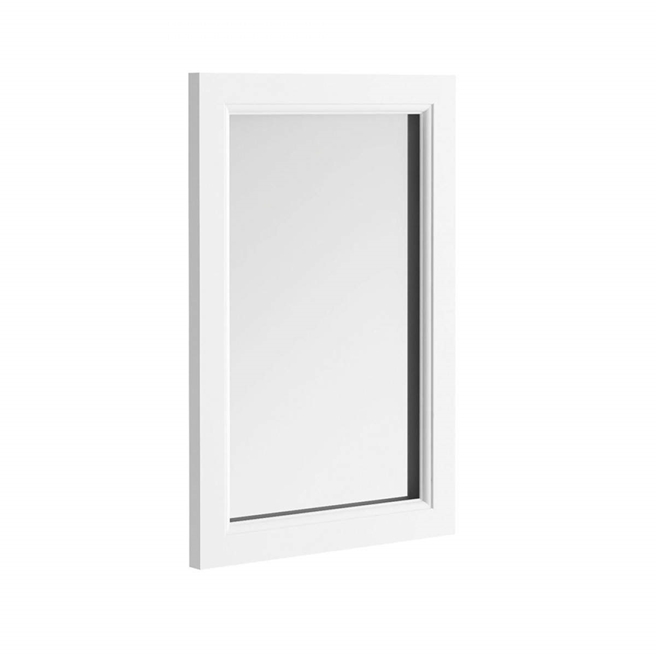 Butler & Rose Charlotte Mirror with Almond White Frame - 900 x 600mm