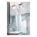 HIB Air-Star Matt Silver Slimline Lowprofile Ceiling Fan with Cool White LED Illumination