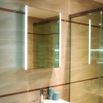 HIB Xenon 50 LED Illuminated Mirror Cabinet With Mirrored Sides