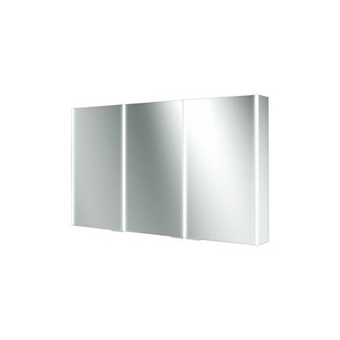 HIB Xenon 120 LED Illuminated Mirror Cabinet With Mirrored Sides