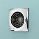 HIB Hush Chrome Wall or Ceiling Mounted Slimline Lowprofile Fan with Timer