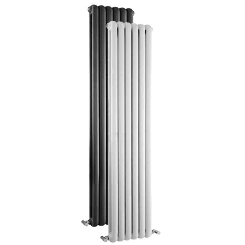 Hudson Reed Salvia Double Column Radiator - 1800mm x 383mm | 5347 BTU | Tap  Warehouse