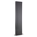 Hudson Reed Salvia Double Panel Radiator - Anthracite - 1500 x 383mm
