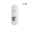 Hudson Reed Ignite Round One Outlet Push Button Concealed Shower Valve