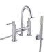Hudson Reed Tec Lever Deck Mounted Bath Shower Mixer with Handset Kit