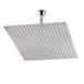 Hudson Reed Thin Square Fixed Shower Head - 400mm