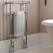 Premier Small Harrow Traditional Towel Rail - White & Chrome - 965 x 540mm