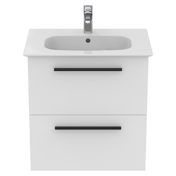 Ideal Standard i.life A 640mm Wall Mounted 2 Drawer Vanity Unit & Basin