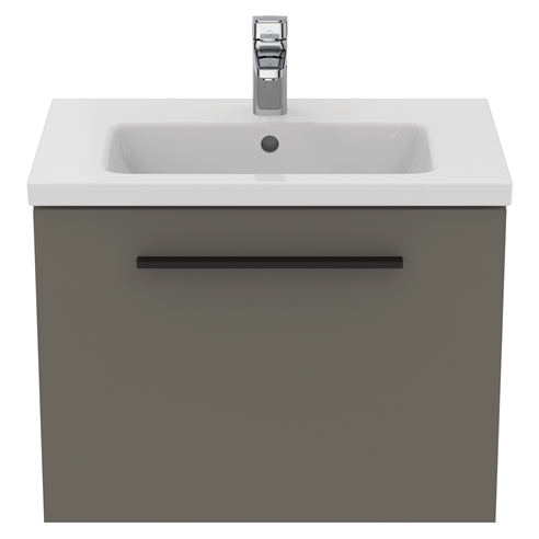 Ideal Standard i.life S 600mm Wall Mounted 1 Drawer Compact Vanity Unit & Basin