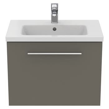Ideal Standard i.life S 600mm Wall Mounted 1 Drawer Compact Vanity Unit & Basin