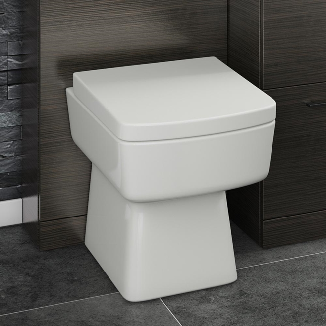 Jack Square Back to Wall Toilet & Soft Close Seat