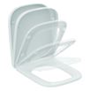 Ideal Standard i.life A Wrap Over White Toilet Seat with Soft Close - Square