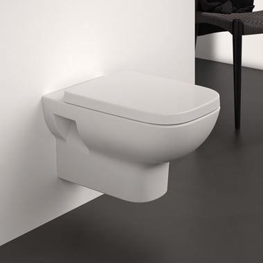 Ideal Standard i.life A Wall Hung Rimless Toilet with Soft Close Seat without Concealed Cistern