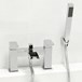 Vellamo Duke Waterfall Bath Shower Mixer Tap with Shower Attachment