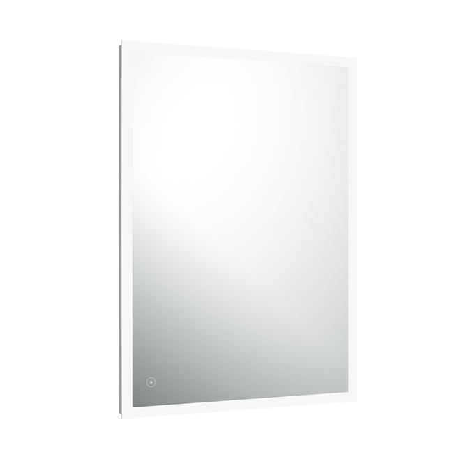 Harbour Glow LED Mirror with Demister Pad & Infrared Touch Button - 700 x 500mm
