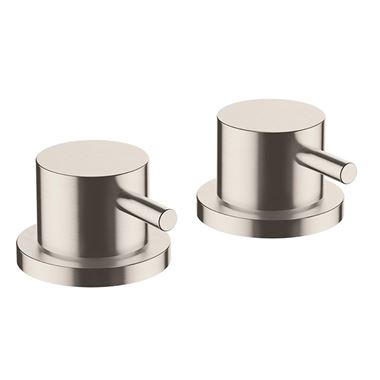 Inox Brushed Stainless Steel Deck Mounted Panel Mixer Valves