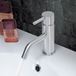 Inox Brushed Stainless Steel Single Lever Basin Mixer