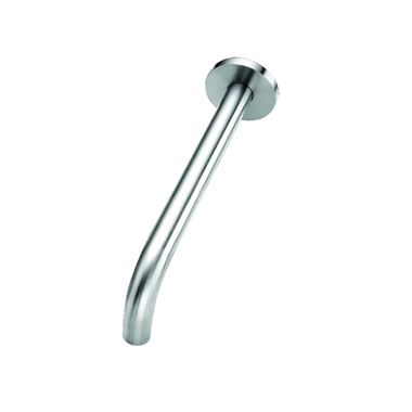 Inox Brushed Stainless Steel Wall Mounted Basin Spout