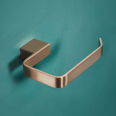Isla Toilet Roll Holder - Brushed Bronze