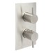 Inox Brushed Stainless Steel Concealed Thermostatic Shower Valve