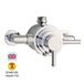 Finesse Minimalist Lever Dual Exposed Thermostatic Shower Valve