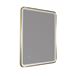 HIX LED Illuminated Framed Mirror with Demister Pad & Colour Change Lights - 600 x 800mm