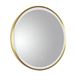 VOS LED Illuminated Round Framed Mirror with Demister Pad & Colour Change Lights - 600mm