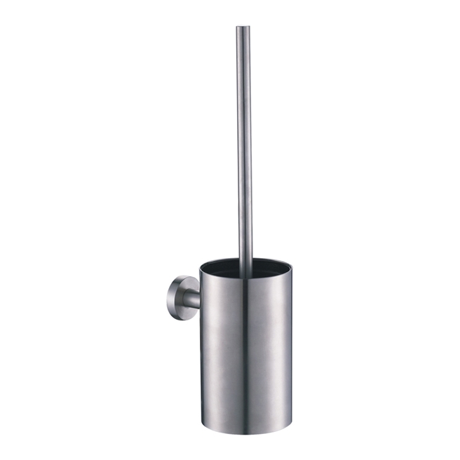 Inox Brushed Stainless Steel Wall Mounted Toilet Brush Holder