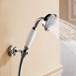 Flova Liberty Concealed Manual Mixer Valve with Ceiling Mounted Rainshower & Handset Kit - Chrome