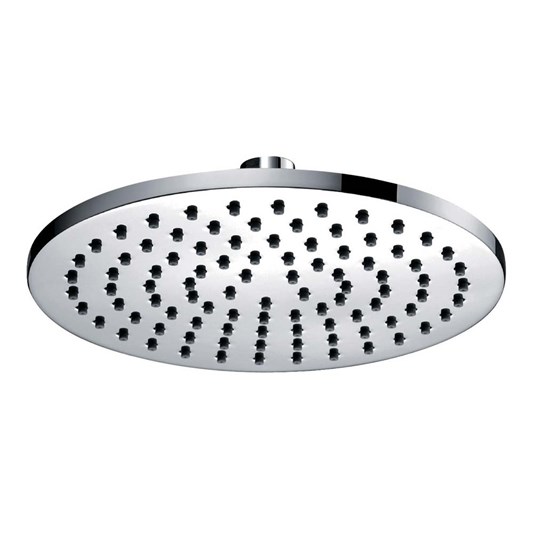 Pura Deluxe 200mm Round Brass Shower Head with Swivel Joint