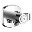 Flova Fusion GoClick Mini Shower Kit with Button Flow Control, Wall Outlet Bracket, Handset & Hose