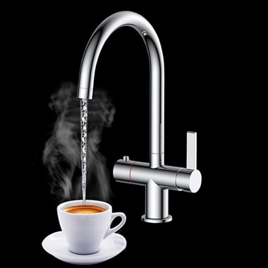 Vellamo Cappa Instant Hot And Cold Boiling Tap With Wras Approved Boiler Filter Unit Chrome