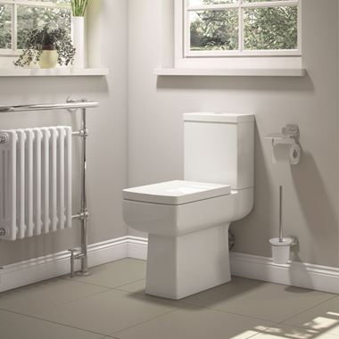 Vellamo Kube Comfort Height Close Coupled Toilet with Cistern & Soft Close Seat