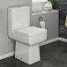 Vellamo Kube Comfort Height Close Coupled Toilet with Cistern & Soft Close Seat