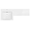 Vellamo Structure 1100mm Combination Basin & Toilet Unit Gloss White - Right Hand with Cistern