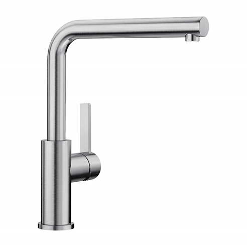 Blanco Lanora Eco Cold Start WRAS Approved Brushed Stainless Steel Mono Kitchen Mixer Tap